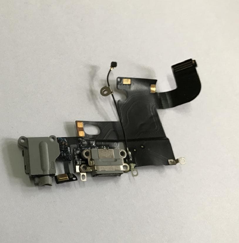 Оригинален захранващ лентов кабел (Lightning), микрофон и модул за звука за iPhone 6 - Apple Lightning System Connector FlexCable and Audio