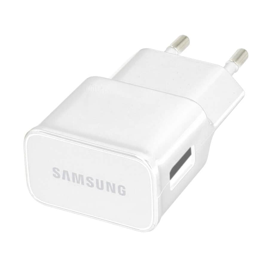 Захранване за ел. мрежа 2A с USB изход смартфони и таблети (бял) - Samsung Charger EP-TA12EWEU (bulk)