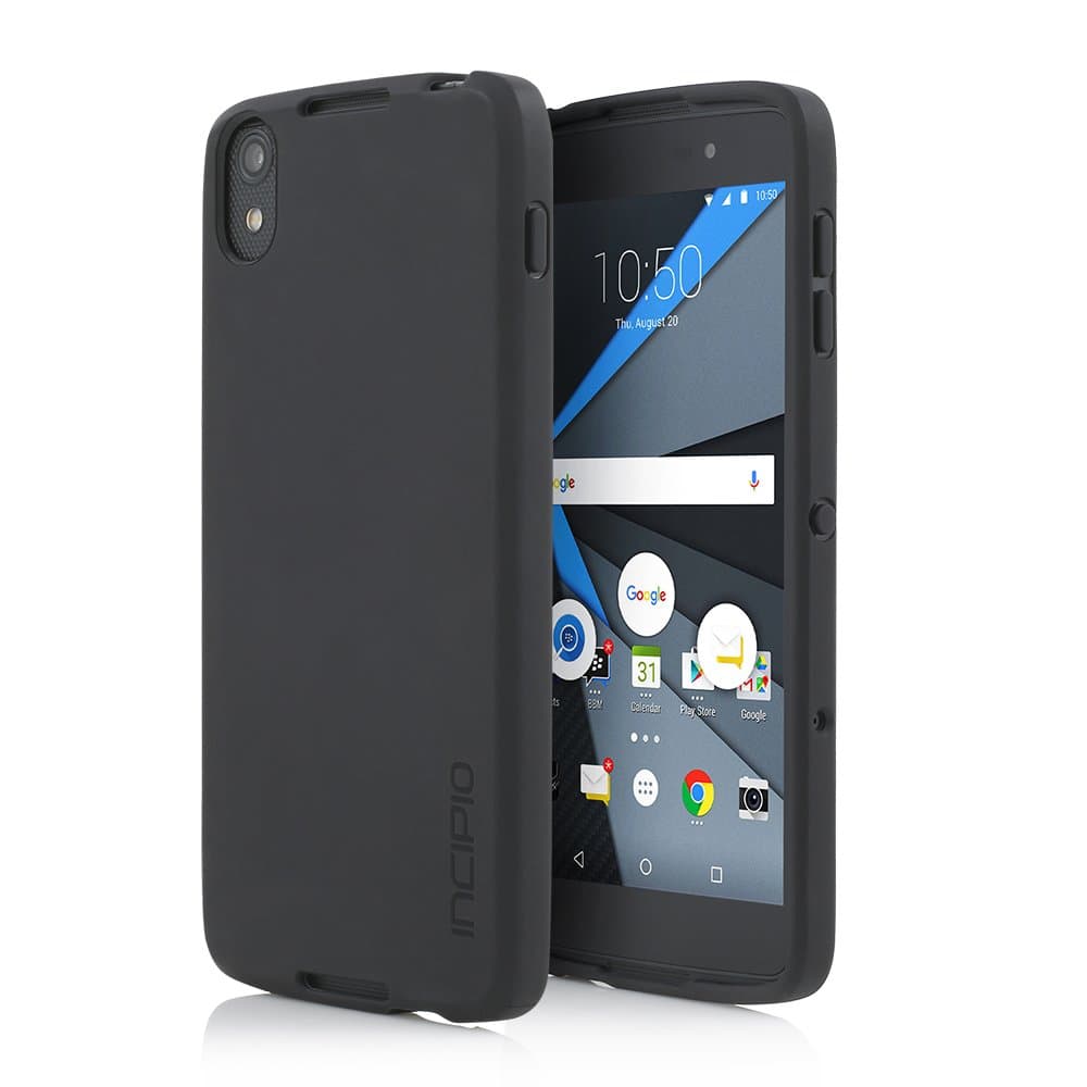 Удароустойчив силиконов калъф за BlackBerry DTEK50 (черен) - Incipio NGP Case