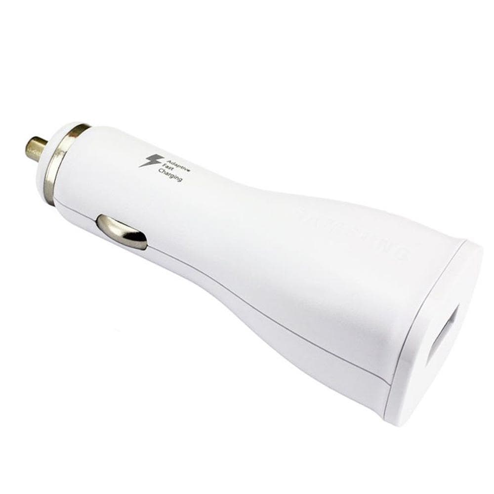 Оригинално зарядно за кола за Samsung и мобилни телефони (бял) - Samsung Fast Car Charger EP-LN915U 2.0A (bulk)