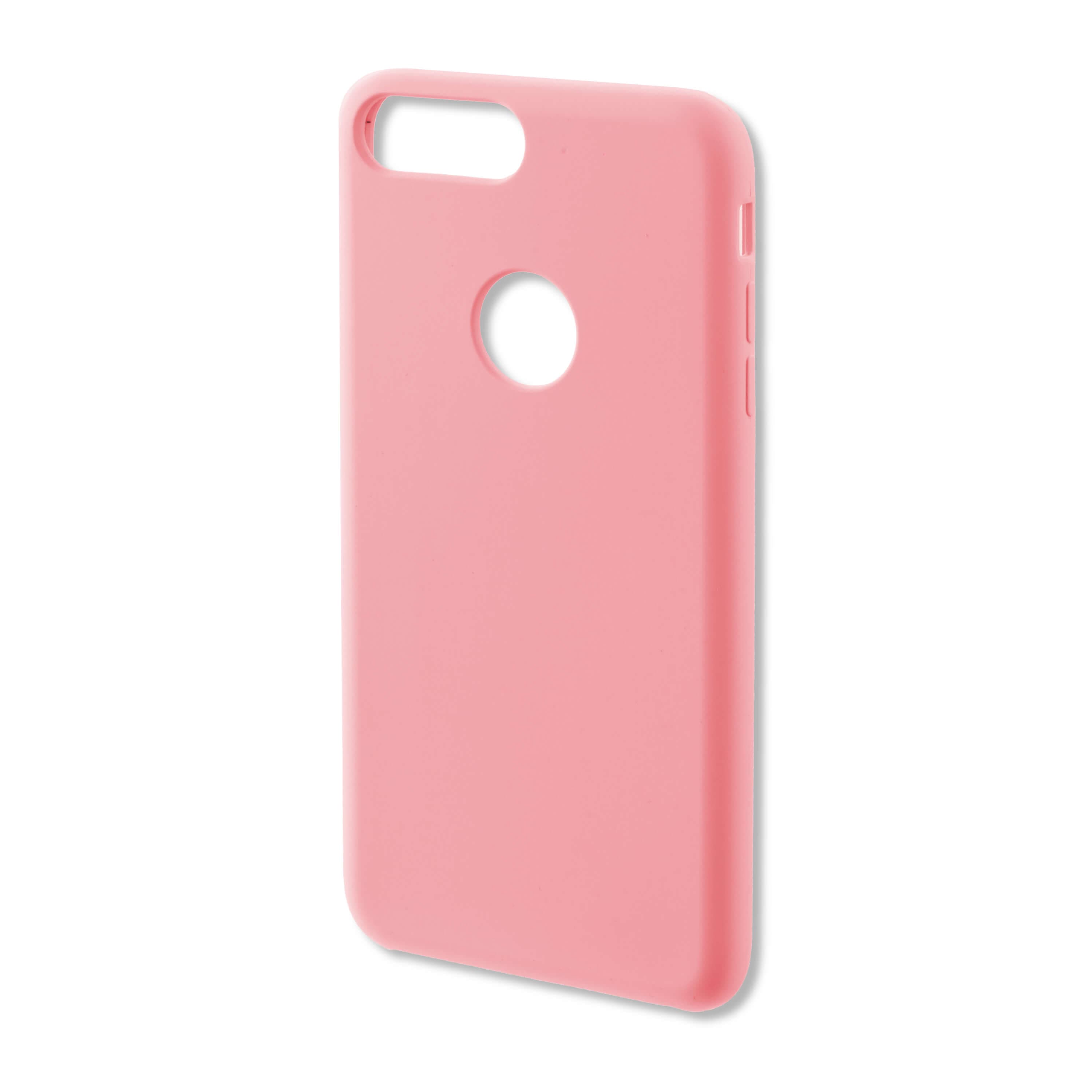 Тънък силиконов (TPU) калъф за iPhone 8, iPhone 7 - 4smarts Cupertino Silicone Case (розов)
