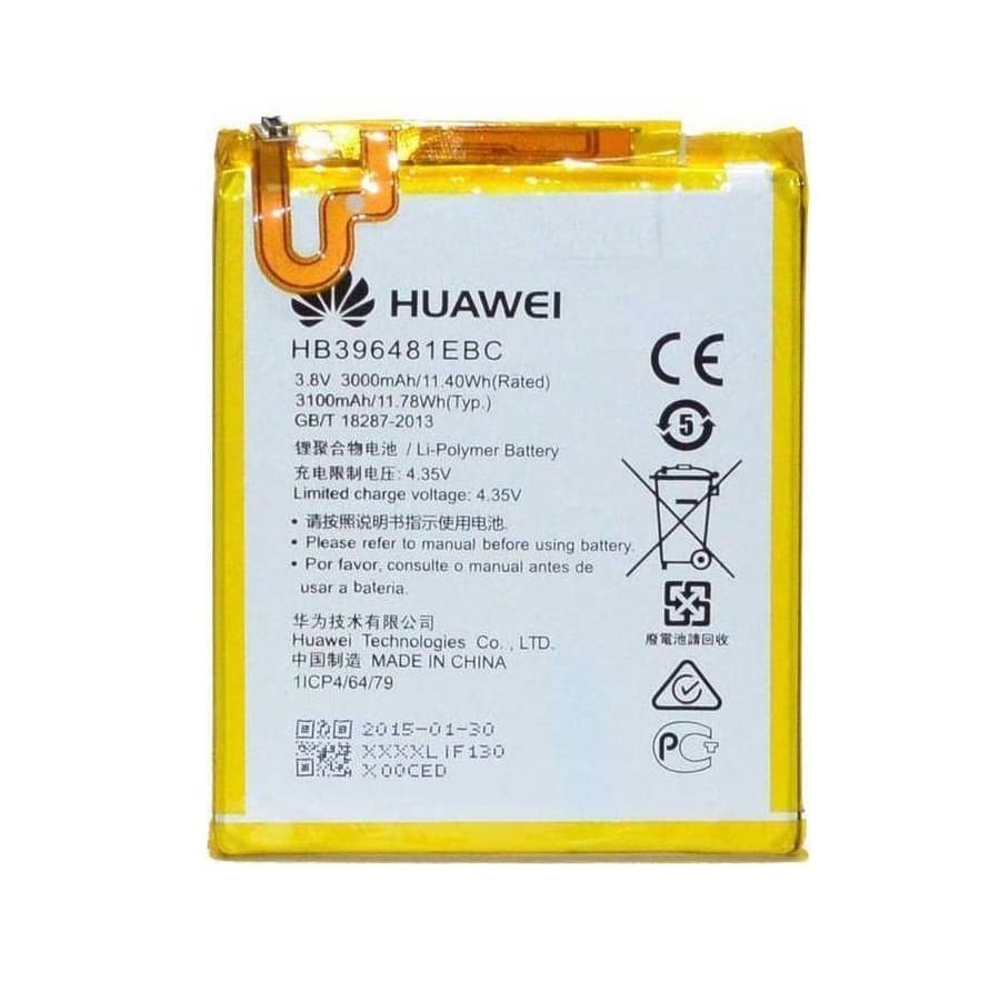 Оригинална резервна батерия за Huawei Honor 5x, Honor 6 LTE - Huawei Battery HB396481EBC (bulk)