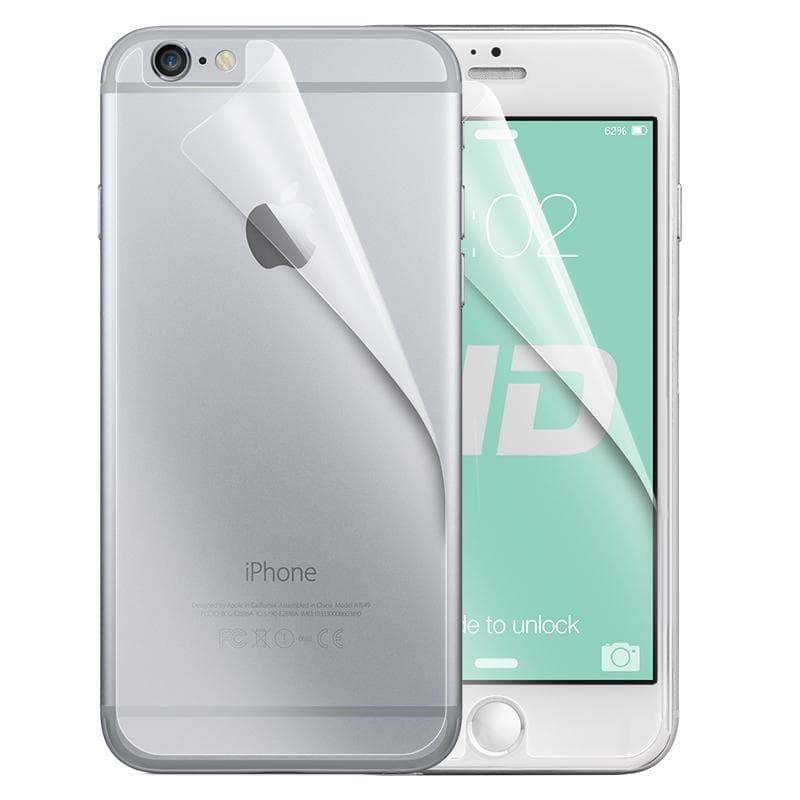 Комплект защитни покрития за дисплея и задната част на iPhone 6 Plus, iPhone 6S Plus - ScreenGuard Glossy Set (прозрачни)