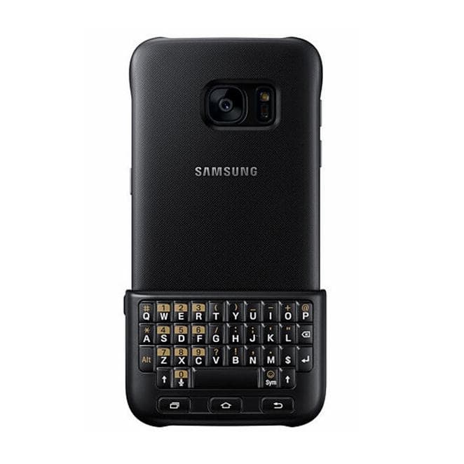 Поликарбонатов кейс и клавиатура за Samsung Galaxy S7 Edge SM-G935 - Samsung Keyboard Cover QWERTZ EJ-CG935U (черен)