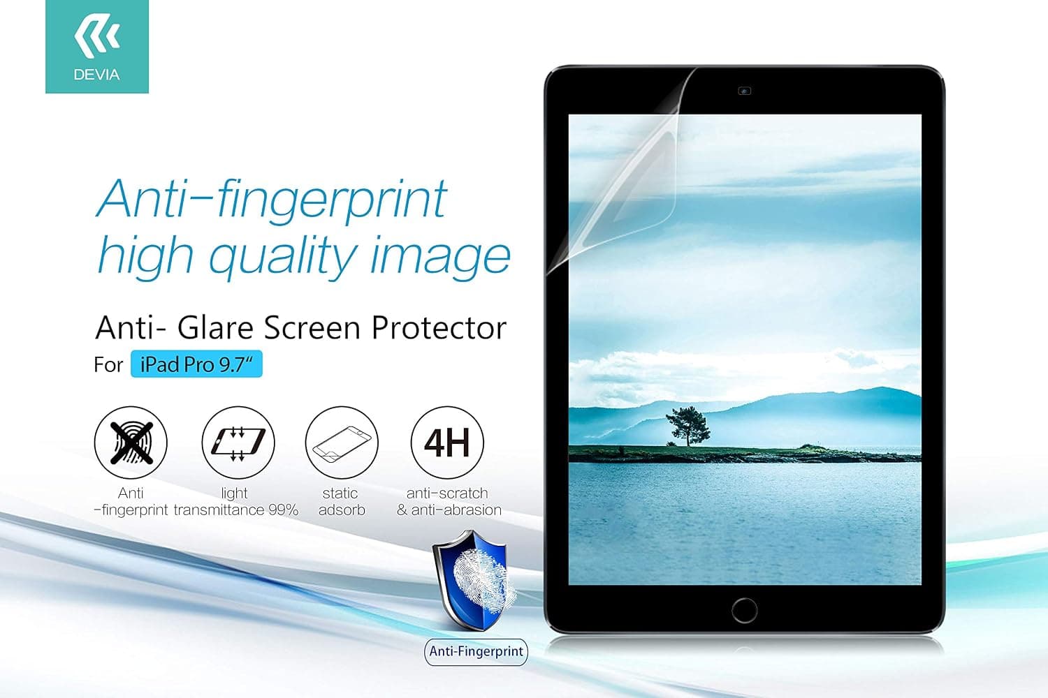 Матово защитно покритие за дисплея на iPad mini 4 - Devia AntiGlare Screen Protector