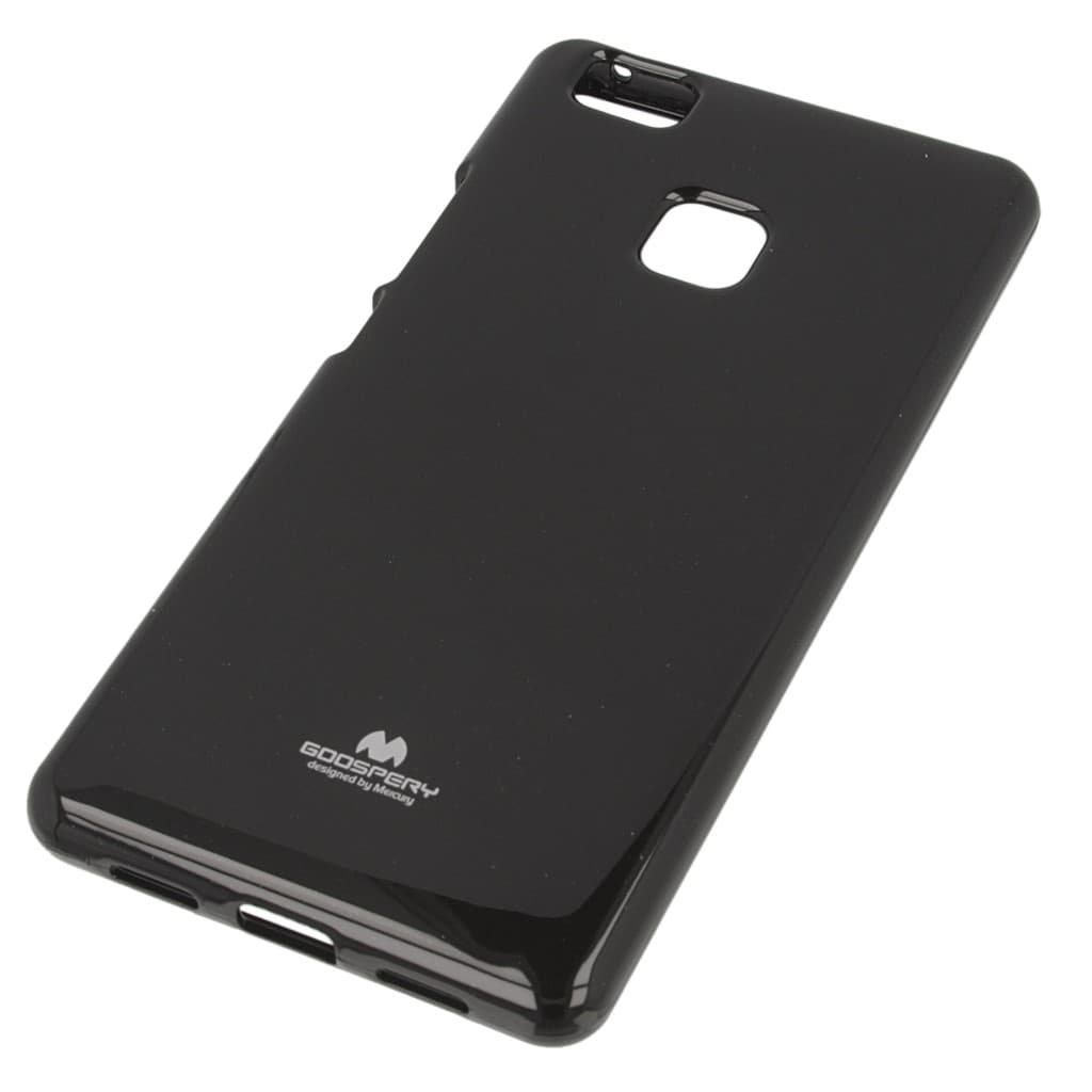 Силиконов (TPU) калъф за Huawei P9 Lite - Mercury Goospery Jelly Case (черен)