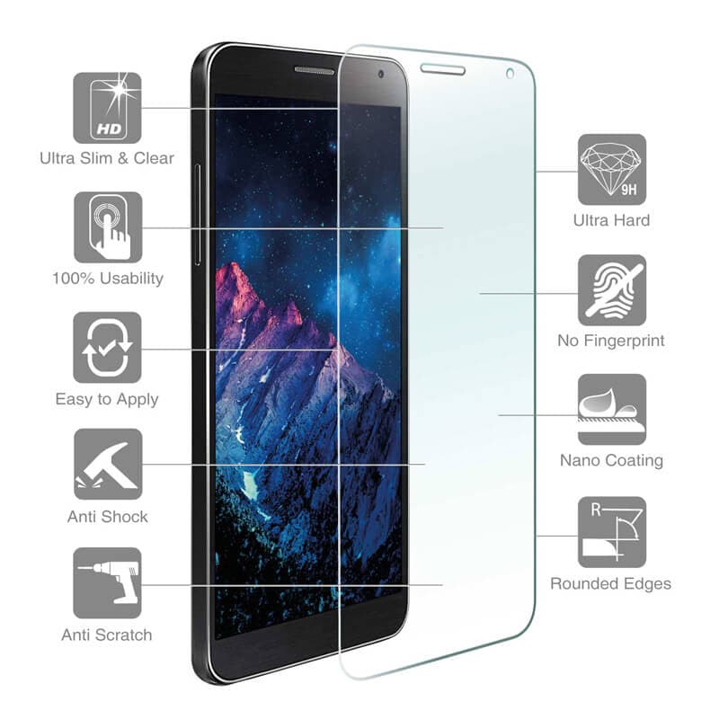 Калено стъклено защитно покритие за дисплея на LG Ray - 4smarts Second Glass (прозрачен)