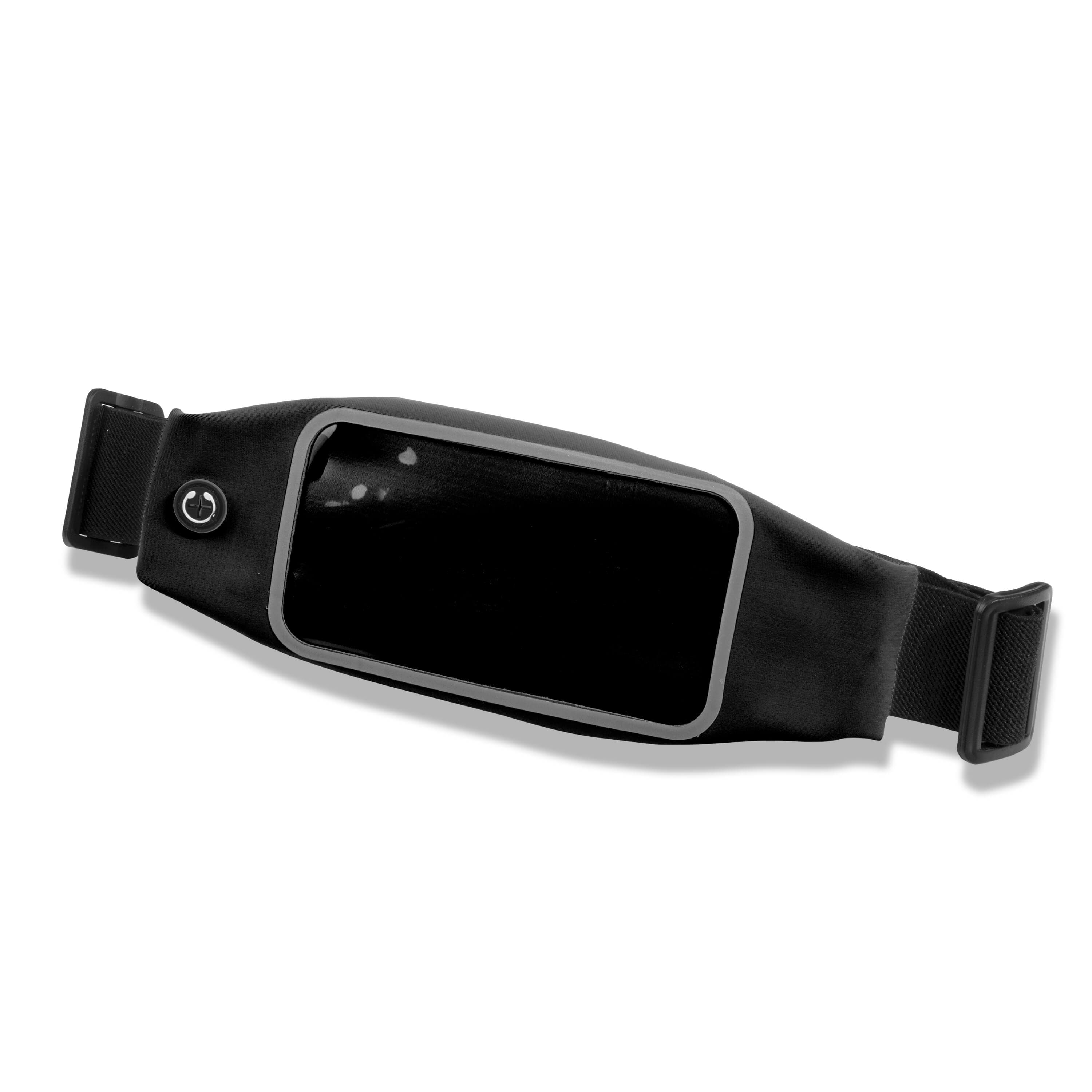 Универсален спортен калъф за кръста за смартфони с дисплеи до 4.7 инча - 4smarts Basic BONDI 4.7 Universal Sports Case L (черен)