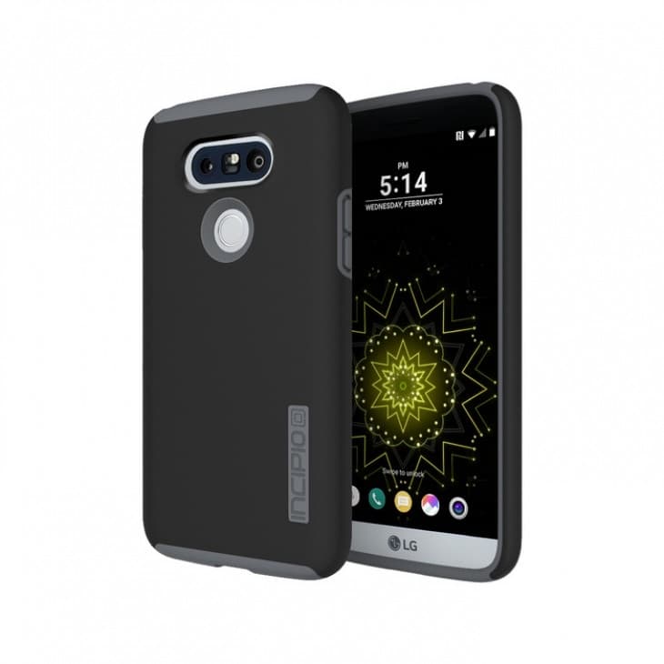 Удароустойчив хибриден кейс за LG G5 - Incipio DualPro (черен)