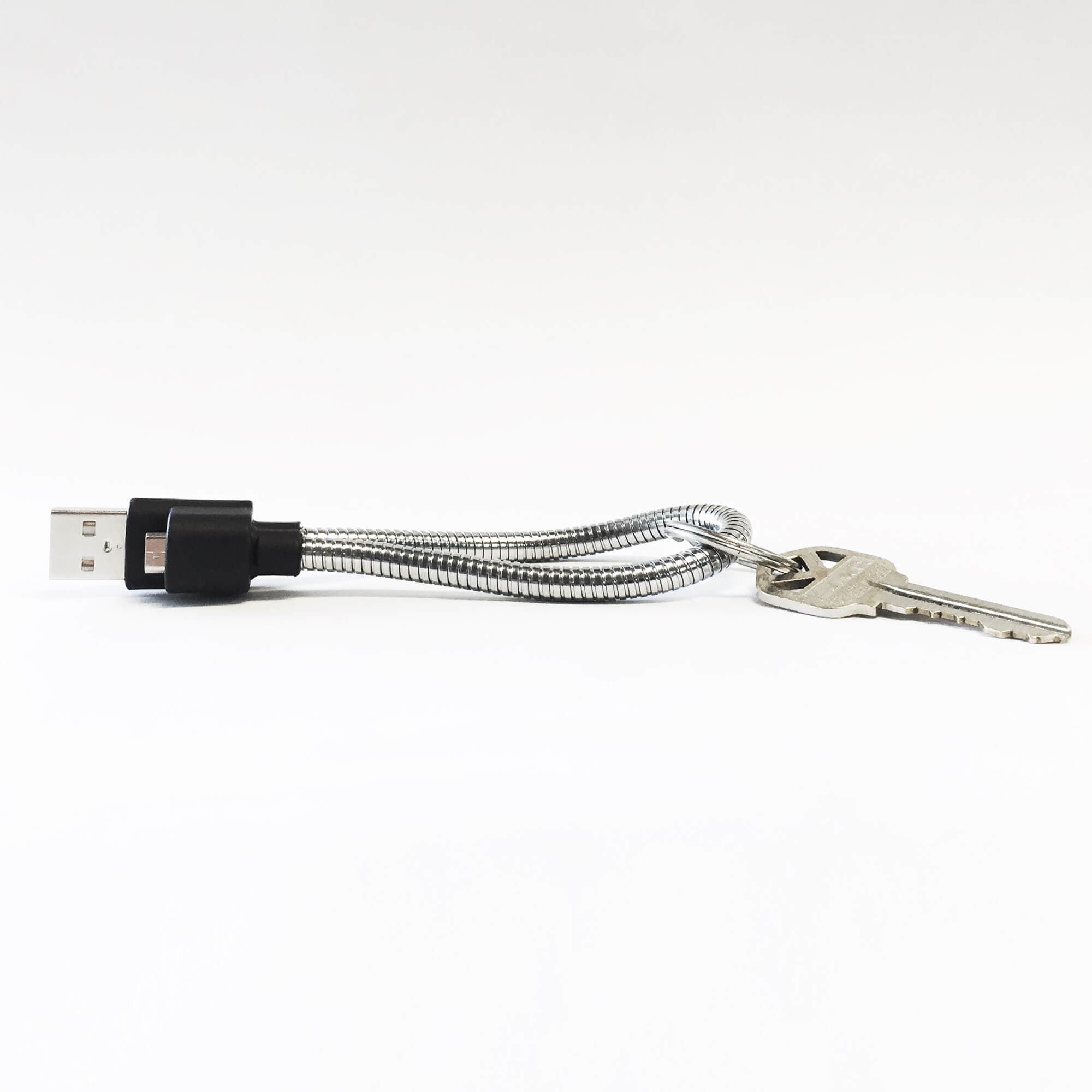 Стоманен MicroUSB кабел (ключодържател) за устройства с MicroUSB - Fuse Chicken Titan Loop M (25 см.)