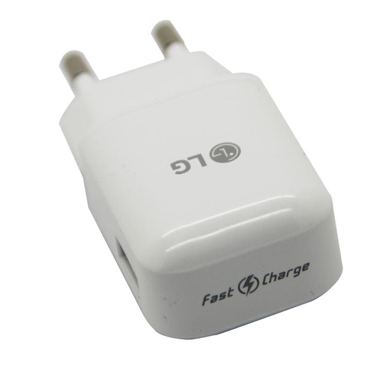 Захранване 1.8A с USB изход за LG смартфони и таблети (бял) - LG Fast Charger MCS-H05ED (bulk)