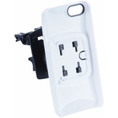 Кейс и поставка за радиатора на кола за iPhone 5, iPhone 5S, iPhone SE - iGrip PerfektFit Car Mount Vent Kit (бяла)