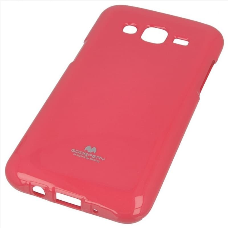 Силиконов (TPU) калъф за Samsung Galaxy J5 - Mercury Goospery Jelly Case (розов)