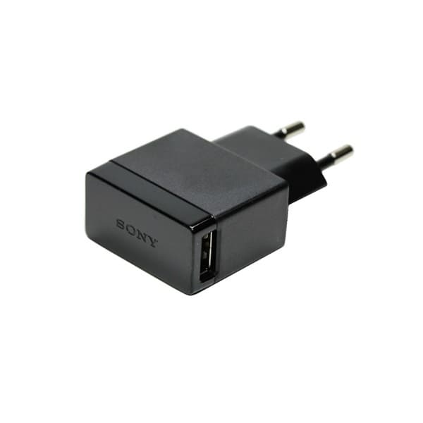 Захранване за ел. мрежа (1.5 Ампера) с USB изход за смартфони и мобилни устройства - Sony Ericsson Charger EP880 (bulk)