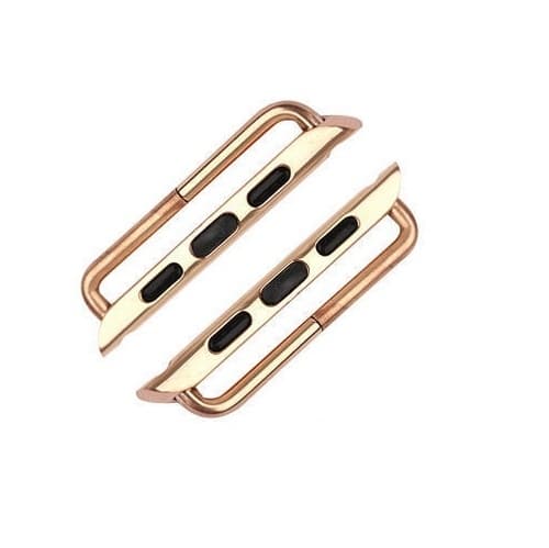 Алуминиев адаптер за всякакъв тип каишки за Apple Watch 42мм - Hoco Apple Watch Band Adapter (розово злато)