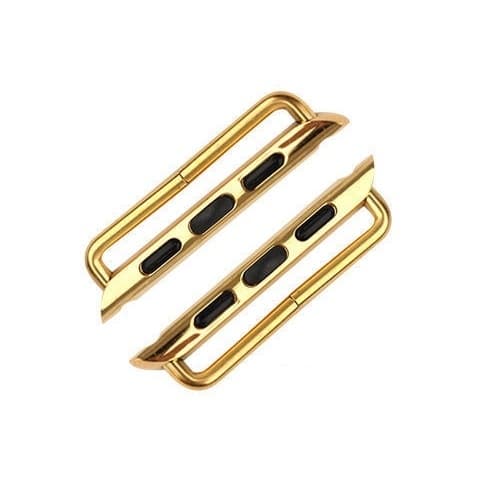 Алуминиев адаптер за всякакъв тип каишки за Apple Watch 42мм, 44мм - Hoco Apple Watch Band Adapter (златист)