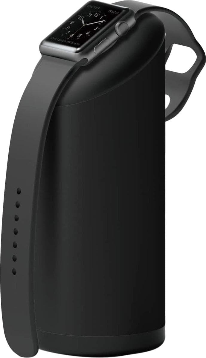 Луксозна алуминиева поставка за Apple Watch - Elago Watch Stand (черна)
