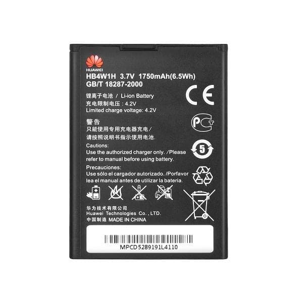 Оригинална резервна батерия за Huawei Ascend G510, Ascend Y210 - Huawei Battery HB4W1H (bulk)