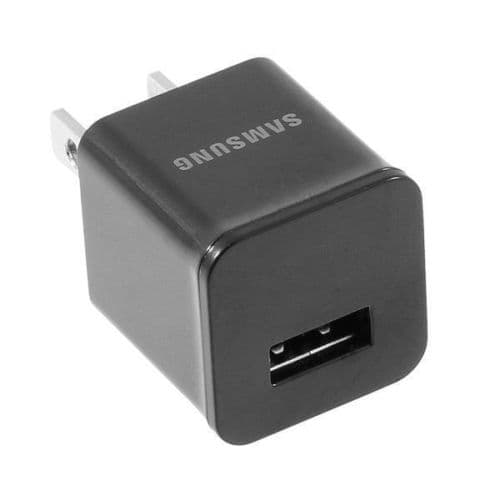 Захранване за ел. мрежа с USB изход 1000mA US стандарт (черен) - bulk - Samsung US Travel Charger ETAU80JBE