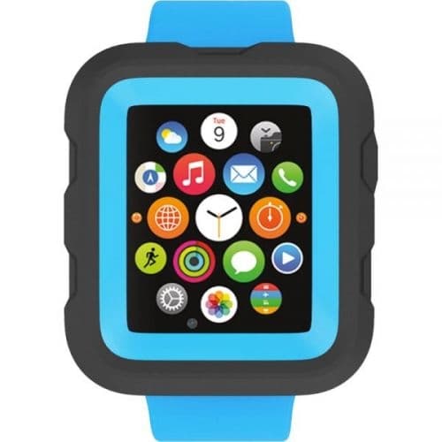 Хибриден кейс с най-висока степен на защита за Apple Watch 42мм - Griffin Survivor Watch Case (син)