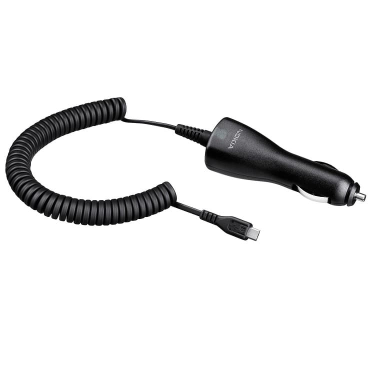 Зарядно за кола за Nokia мобилни телефони - Nokia Car Charger DC-6 microUSB (bulk)