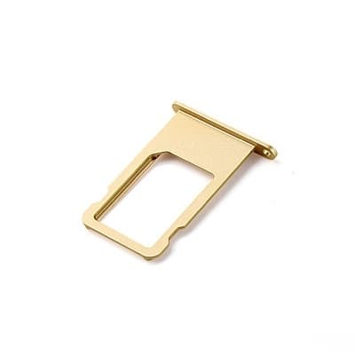 Оригинална резервна поставка за сим картата на iPhone 6 - Apple iPhone Sim Tray (златиста)