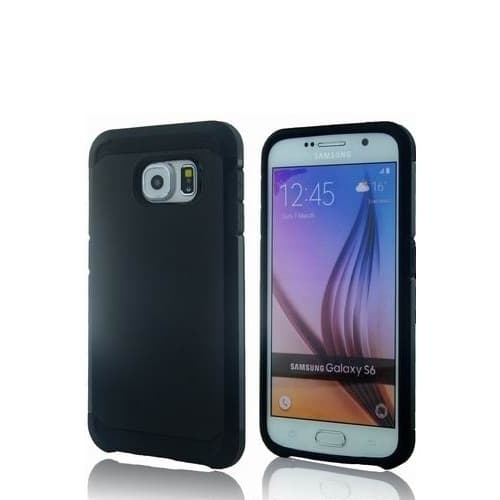 Удароустойчив хибриден кейс за Samsung Galaxy S6 Edge - TIPX Combo Case (черен)