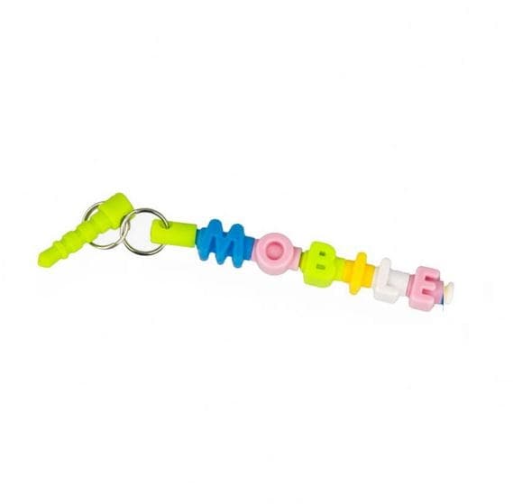 Комплект тапа за прах за аудио входа и 52 букви - Colorname Ear Cap Letters