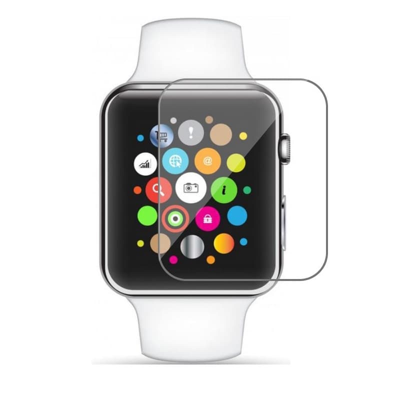 Калено стъклено защитно покритие за дисплея на Apple Watch 38мм - TIPX Tempered Glass Protector (прозрачен)