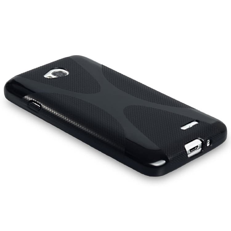 Силиконов (TPU) калъф за LG L70 - X-Line Cover Case (черен)