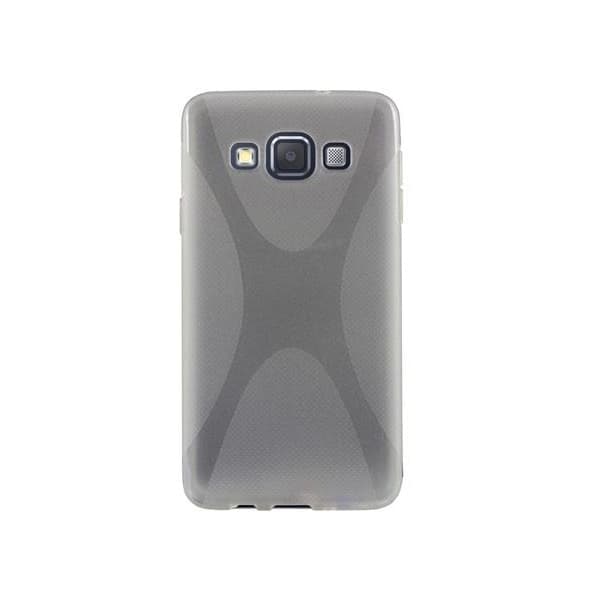 Силиконов (TPU) калъф за Samsung Galaxy J1 - X-Line Cover Case (сив)