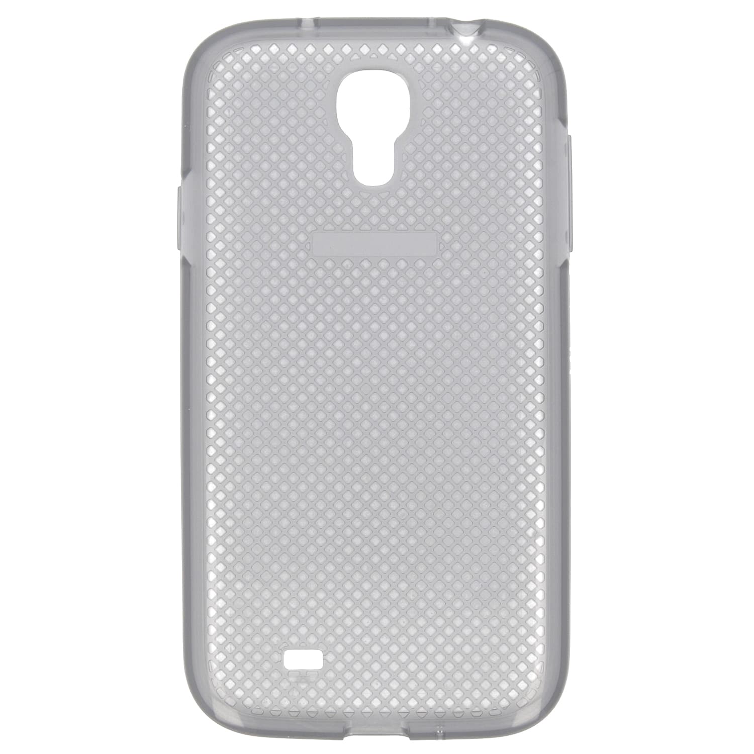 Оригинален TPU силиконов калъф за Samsung Galaxy S4 i9500 - Samsung Cover EF-AI950B (черен-прозрачен)