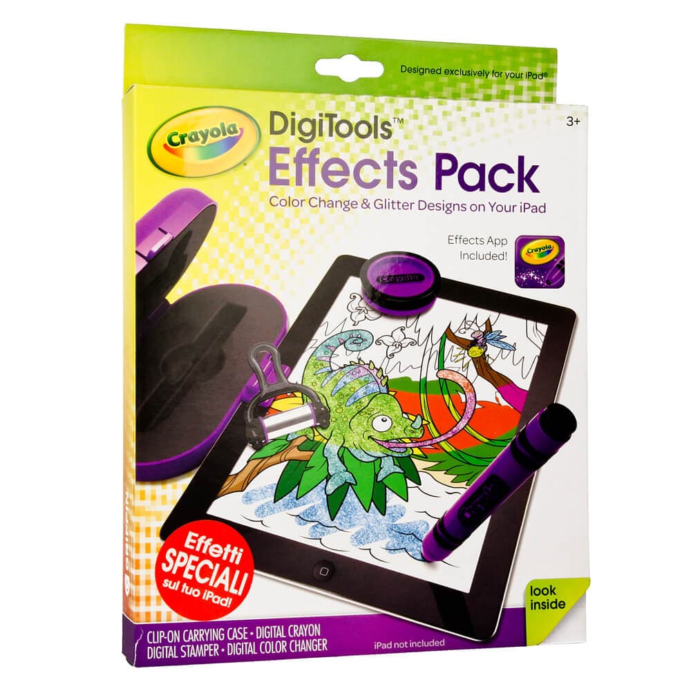 Рисувайте невероятни картини с приложение за рисуване за iPad Air 2, iPad Pro 9.7, iPad Air - Crayola Digitools Effect Pack