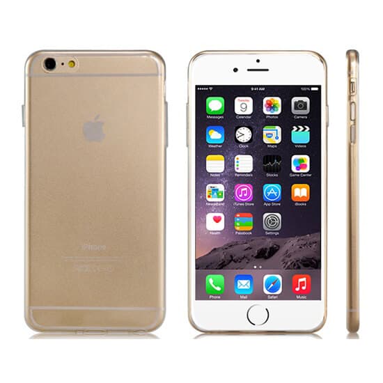 Тънък силиконов (TPU) калъф (0.3 mm) за iPhone 6 Plus, iPhone 6S Plus - Ultra-Slim Case (прозрачен)