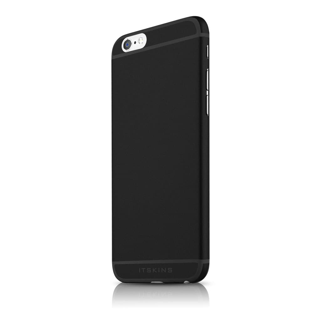 Ултра-тънък (0.30 mm) поликарбонатов кейс за iPhone 6, iPhone 6S - Itskins Zero 360 (черен)