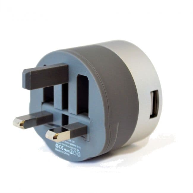 Захранване за ел. мрежа с 2 USB изхода за мобилни устройства - MiPow Rotary Dual USB Charger