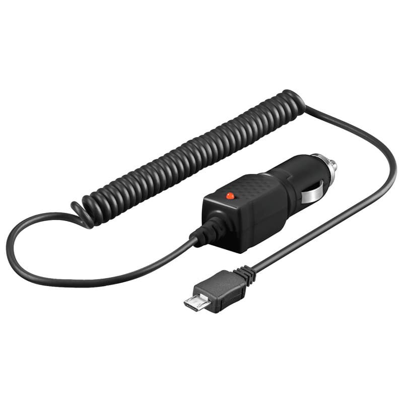 Зарядно за кола за мобилни устройства с microUSB - R-OOT microUSB 12V (1000 mA)