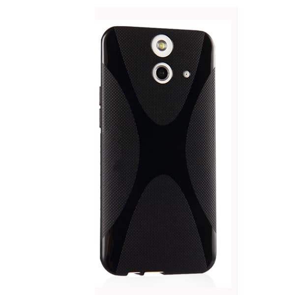 Силиконов калъф за HTC One E8 - X-Line Cover Case (черен)