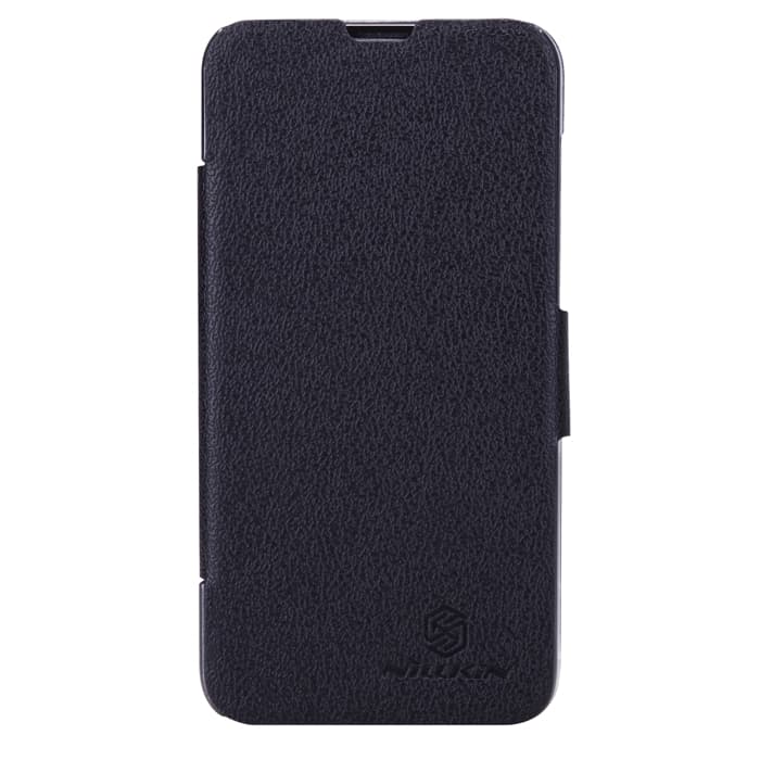 Кожен калъф, тип портфейл за Xiaomi Mi2A - Nillkin Fresh Series Flip Case (черен)
