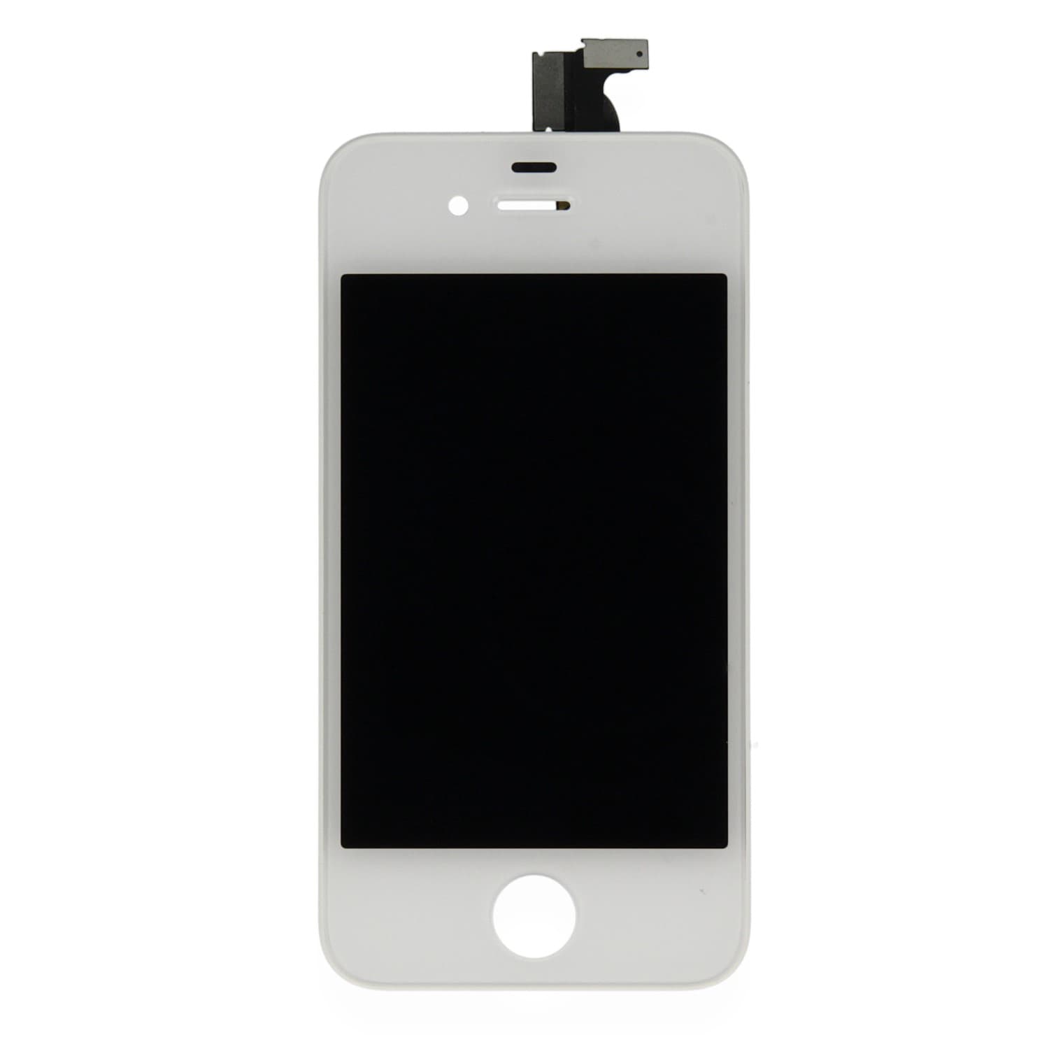 Оригинален резервен дисплей за iPhone 4 (пълен комплект) - бял - TPK Display Unit