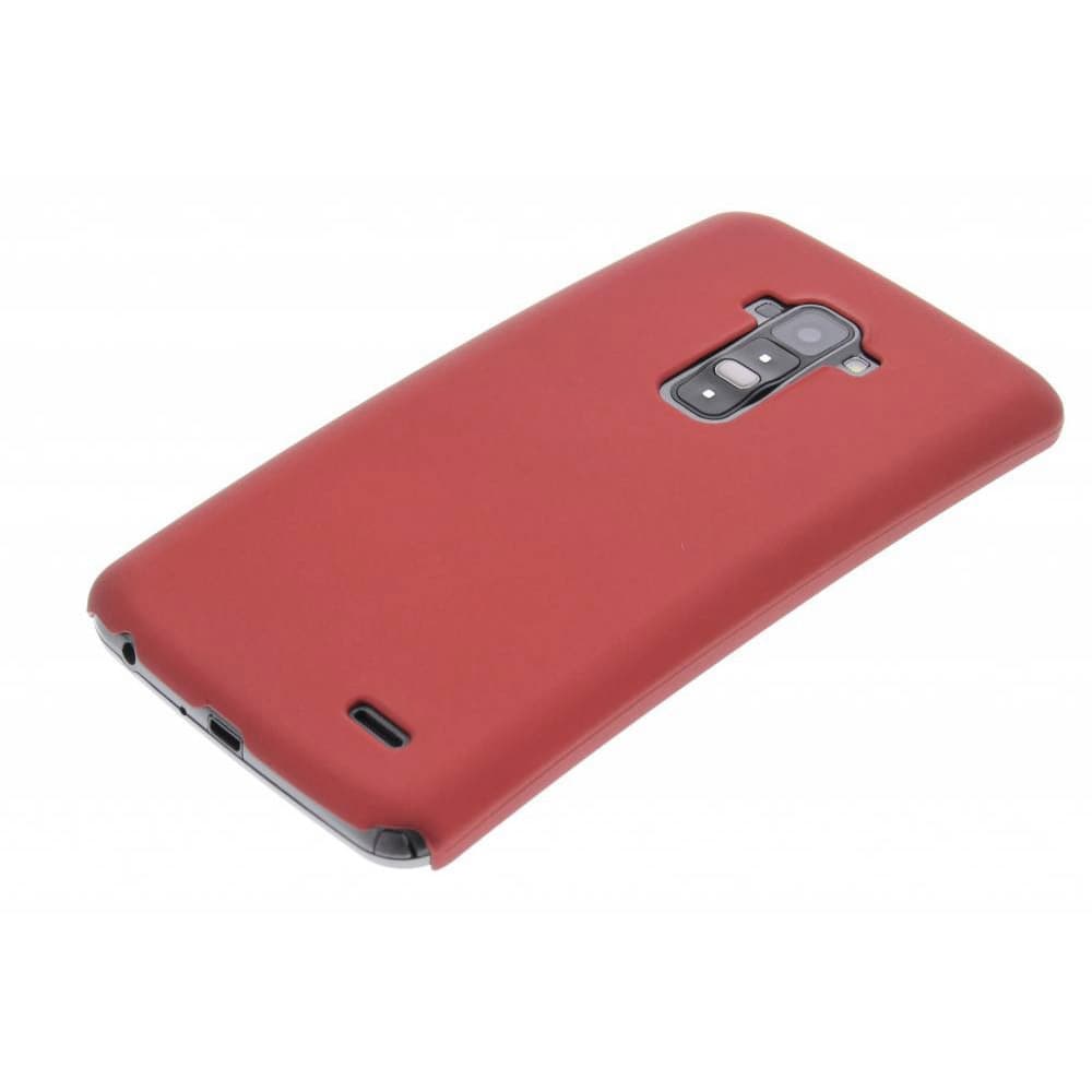 Поликарбонатов кейс за LG G Flex - Protective Plastic Case (червен)