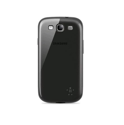 Силиконов калъф за Samsung Galaxy S3 Mini - Belkin Grip Sheer (черен-прозрачен)