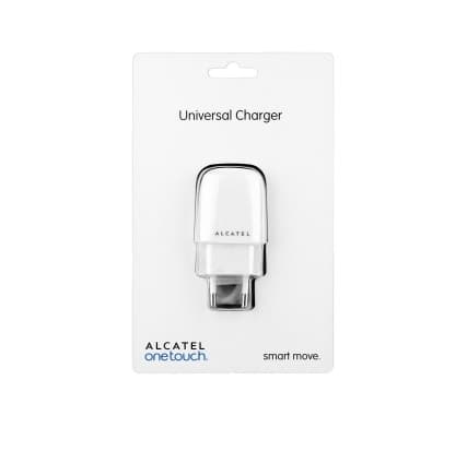Оригинално захранване и MicroUSB кабел за Alcatel смартфони - Alcatel UC12EU One Touch (бял)