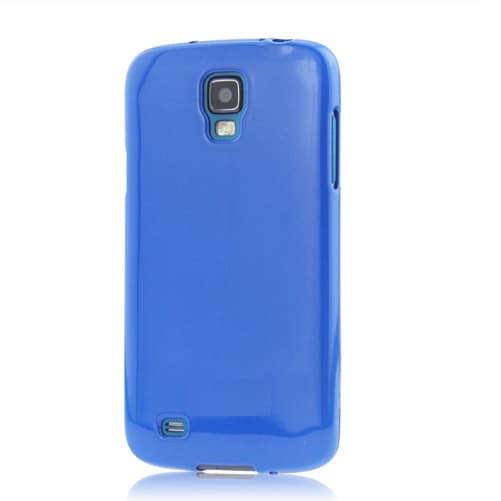 Силиконов калъф за Samsung Galaxy S4 Active i9295 - Protective Border Case (син)