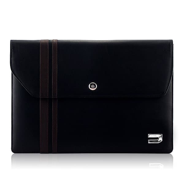 Кожен калъф (естествена кожа) за MacBook Air 11 и лаптопи до 11 ин. - Urbano Leather Envelope Case (черен)