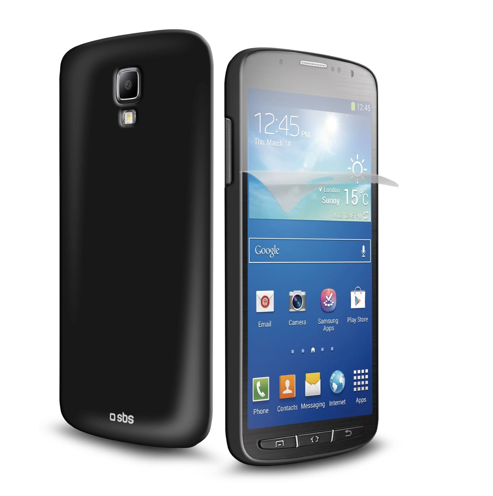 Качествен силиконов кейс за Samsung Galaxy S4 Active I9295 - SBS Aero Case TPU (черен)