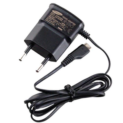 Захранване за Samsung мобилни устройства с microUSB (черен) - Samsung Travel Charger ETA0U10EBE (bulk)