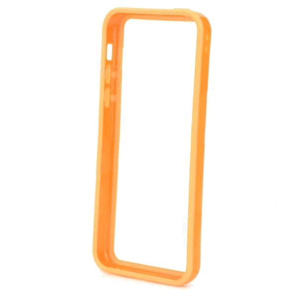 Силиконов бъмпер за iPhone 5C - TPU Bumper Frame (оранжев)