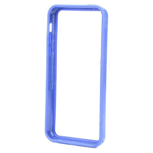 Силиконов бъмпер за iPhone 5C - TPU Bumper Frame (тъмносин)