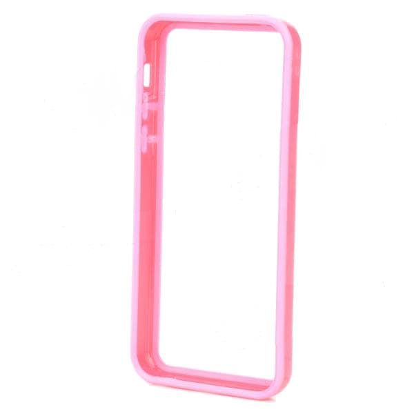 Силиконов бъмпер за iPhone 5C - TPU Bumper Frame (розов)